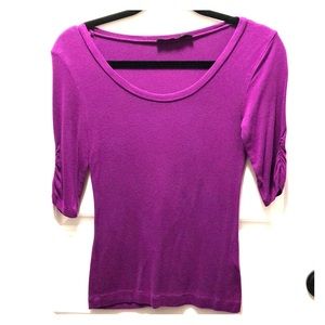 Dark Magenta Fitted Top